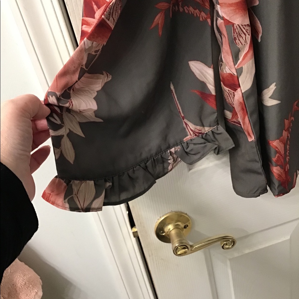 DG2 DIANE GILMAN HSN TOP NWT XL L AVAIL FLORAL - Picture 4 of 5